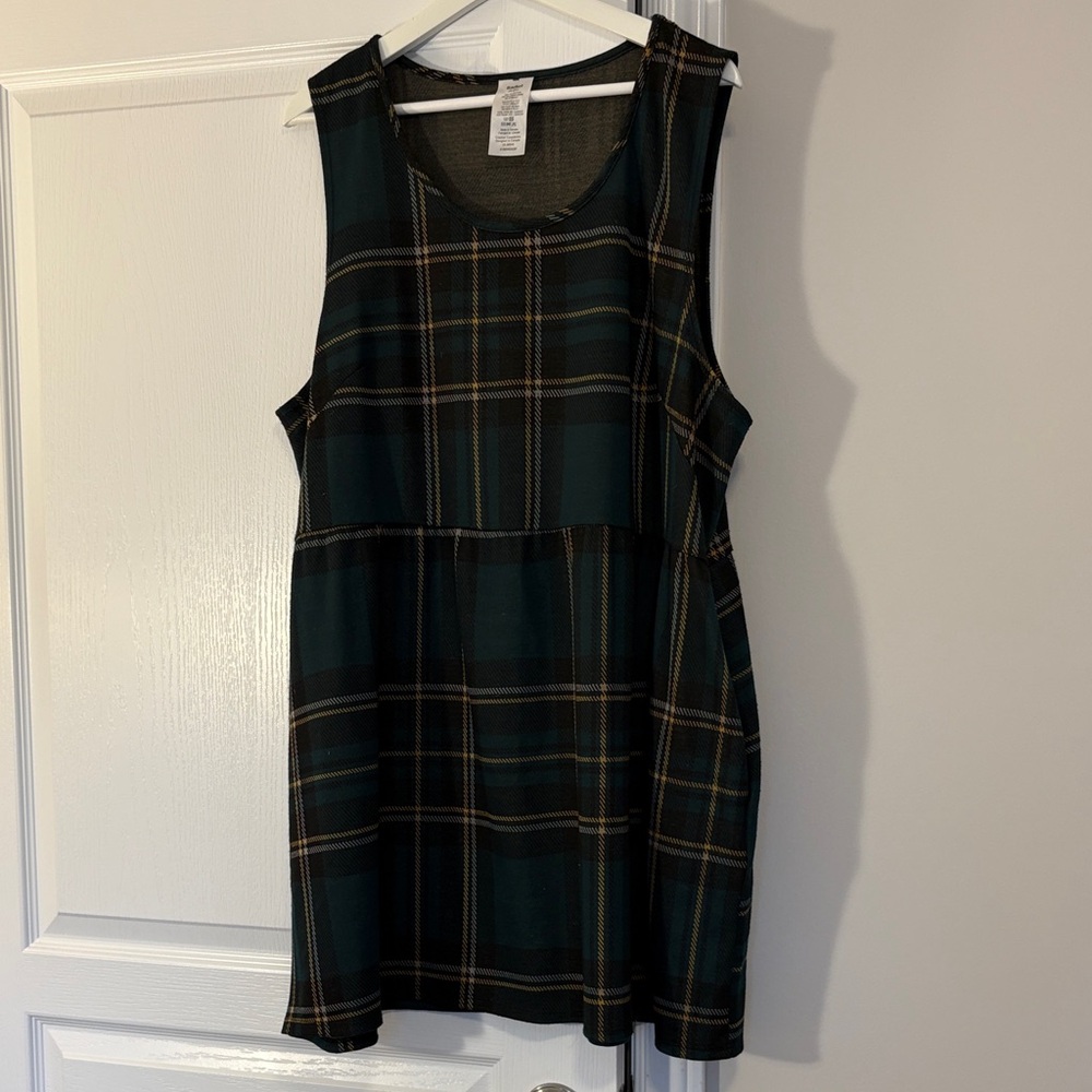 Rachel Plaid Sleeveless Dress